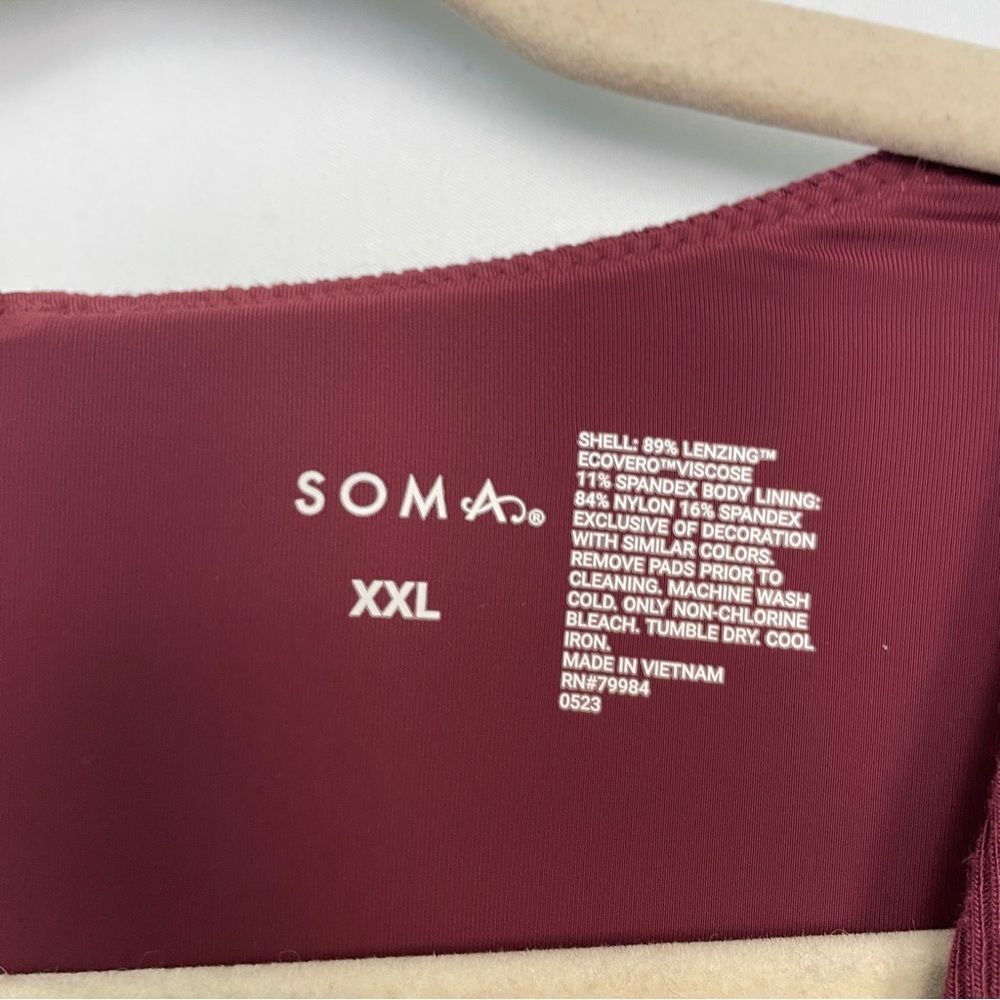 Soma Ribbed Built In Bra Bodysuit - Picture 9 of 10
